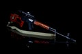 Sniper rifle with optic sight. Royalty Free Stock Photo